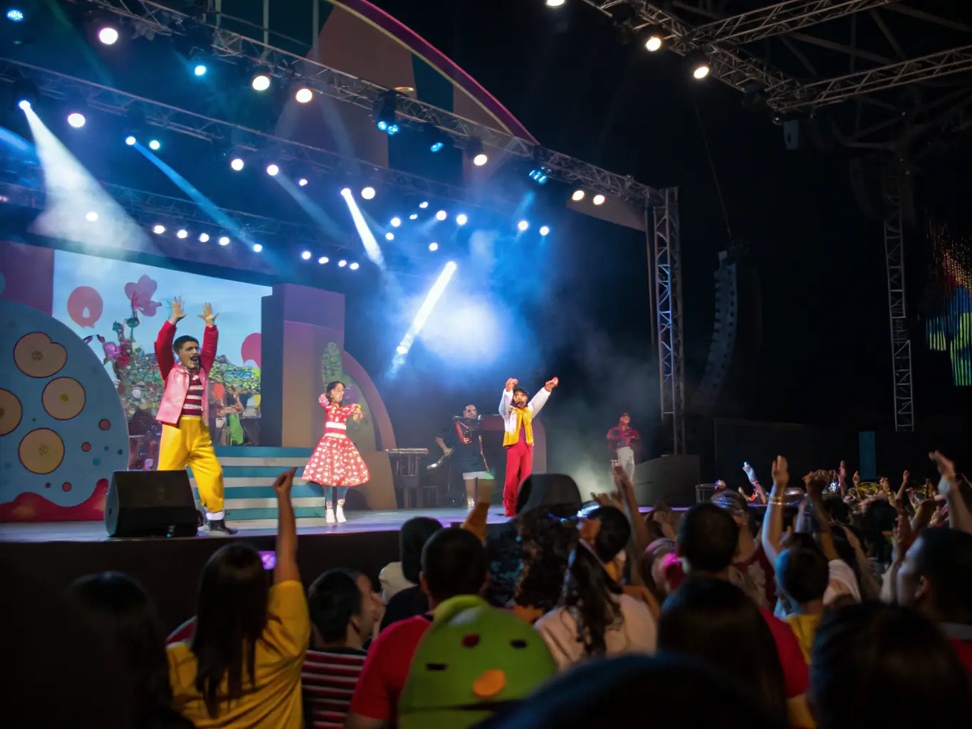 A photograph capturing a lively cultural event hosted at one of LE L I E N's partner venues, showcasing the diversity and vibrancy of the network.