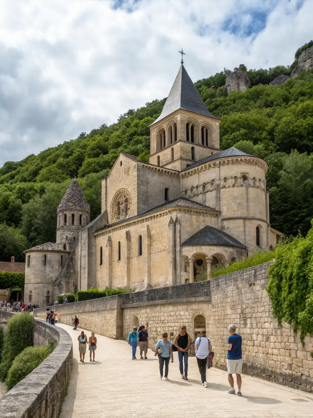 A picture of a cultural heritage site in Normandy, highlighting the importance of preserving and promoting local cultural heritage.